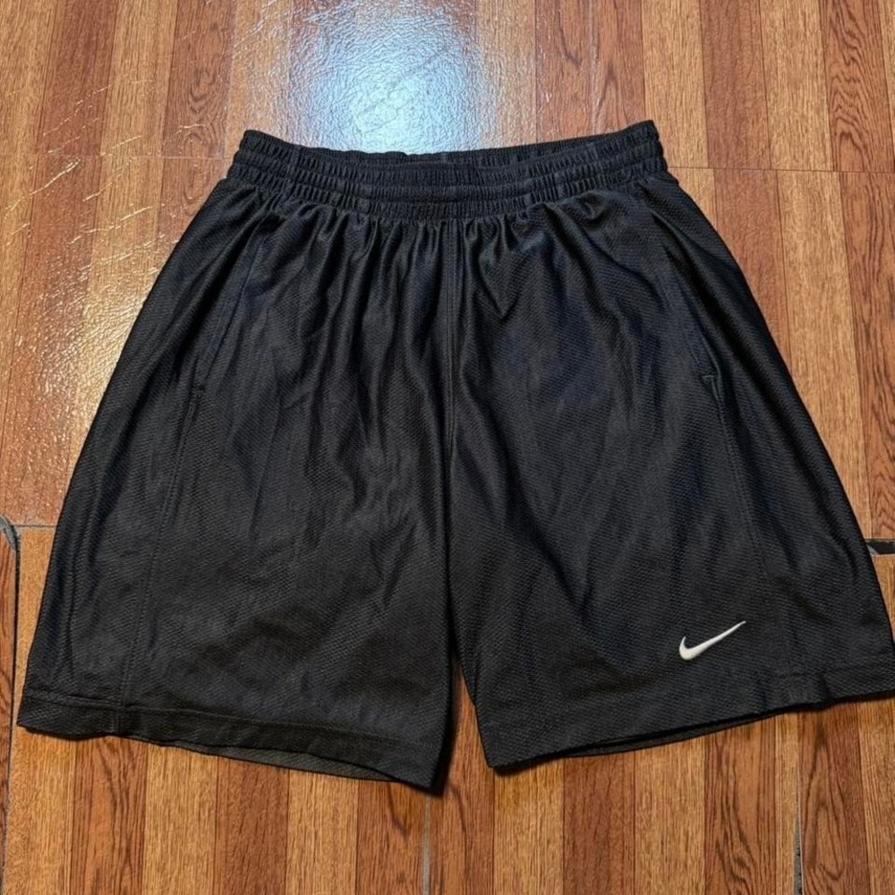 Nike Black Vintage Retro Tech Sportswear Running Train Shorts Small